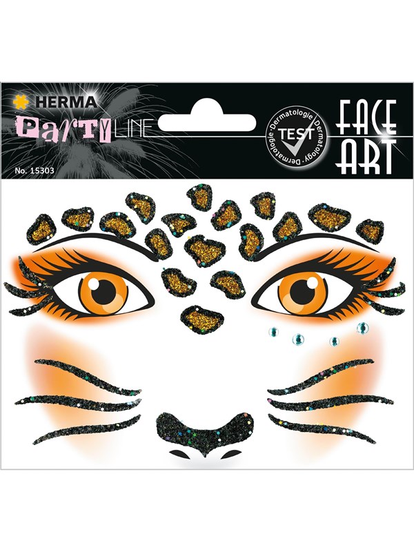HERMA Face Art Sticker Leopard