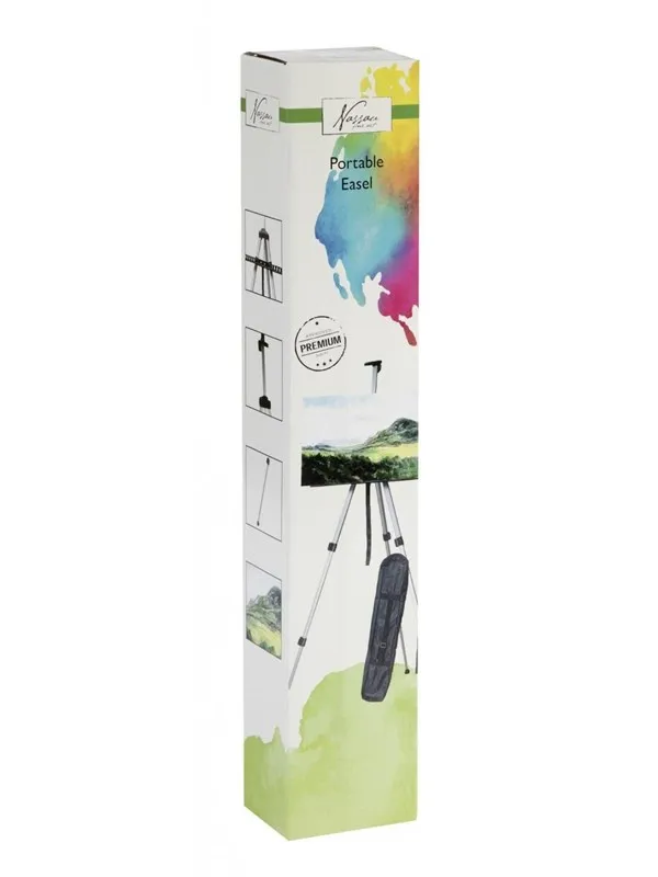 Creative Craft Group Easel aluminum. Height max. 84cm.