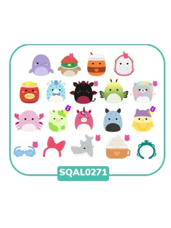 Squishalongs Squish-a-longs 2.5 cm 14 Pack S7