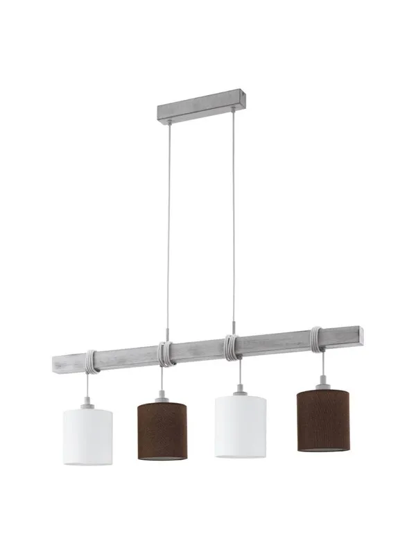 EGLO TOWNSHEND 2 pendant light white brown