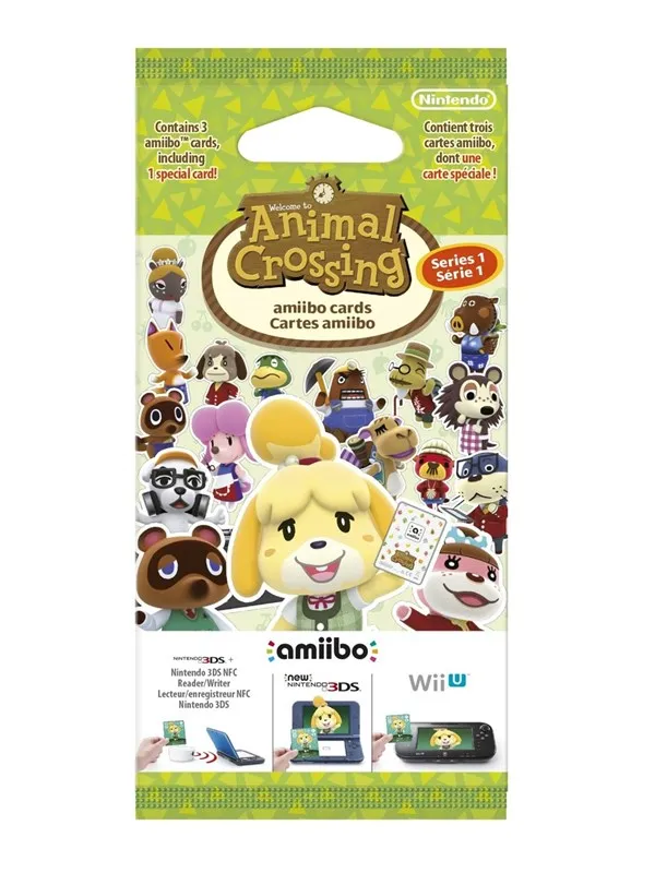 Nintendo amiibo Card: Animal Crossing: Happy Home Designer amiibo Card Pack - Series 1