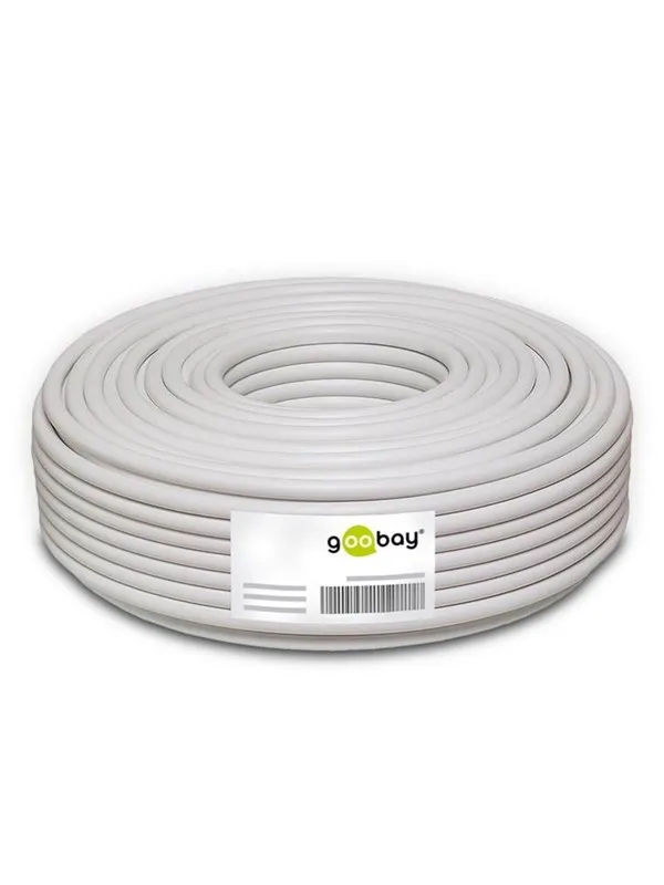 Pro Speaker Cable white CCA - 25 m