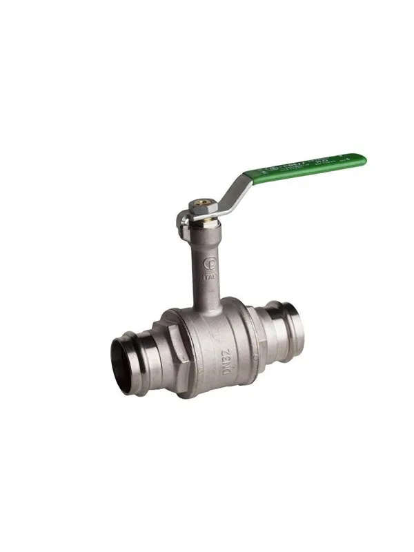 Pettinaroli Heavyduty fullway ball valve with press fittings ends and ex