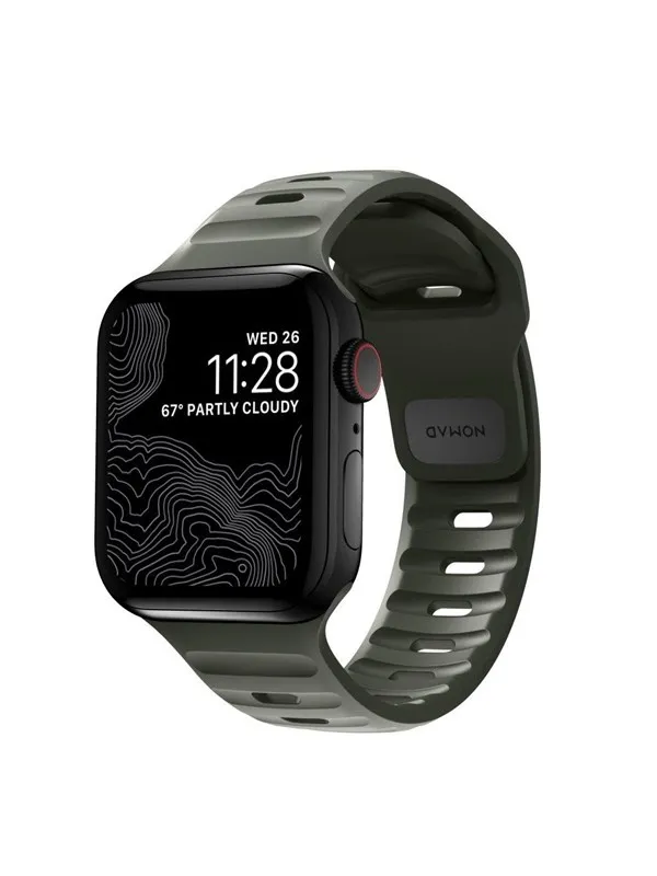 Nomad - Sport Band - 44mm/42mm | M/L | Ash Green | FKM | V2