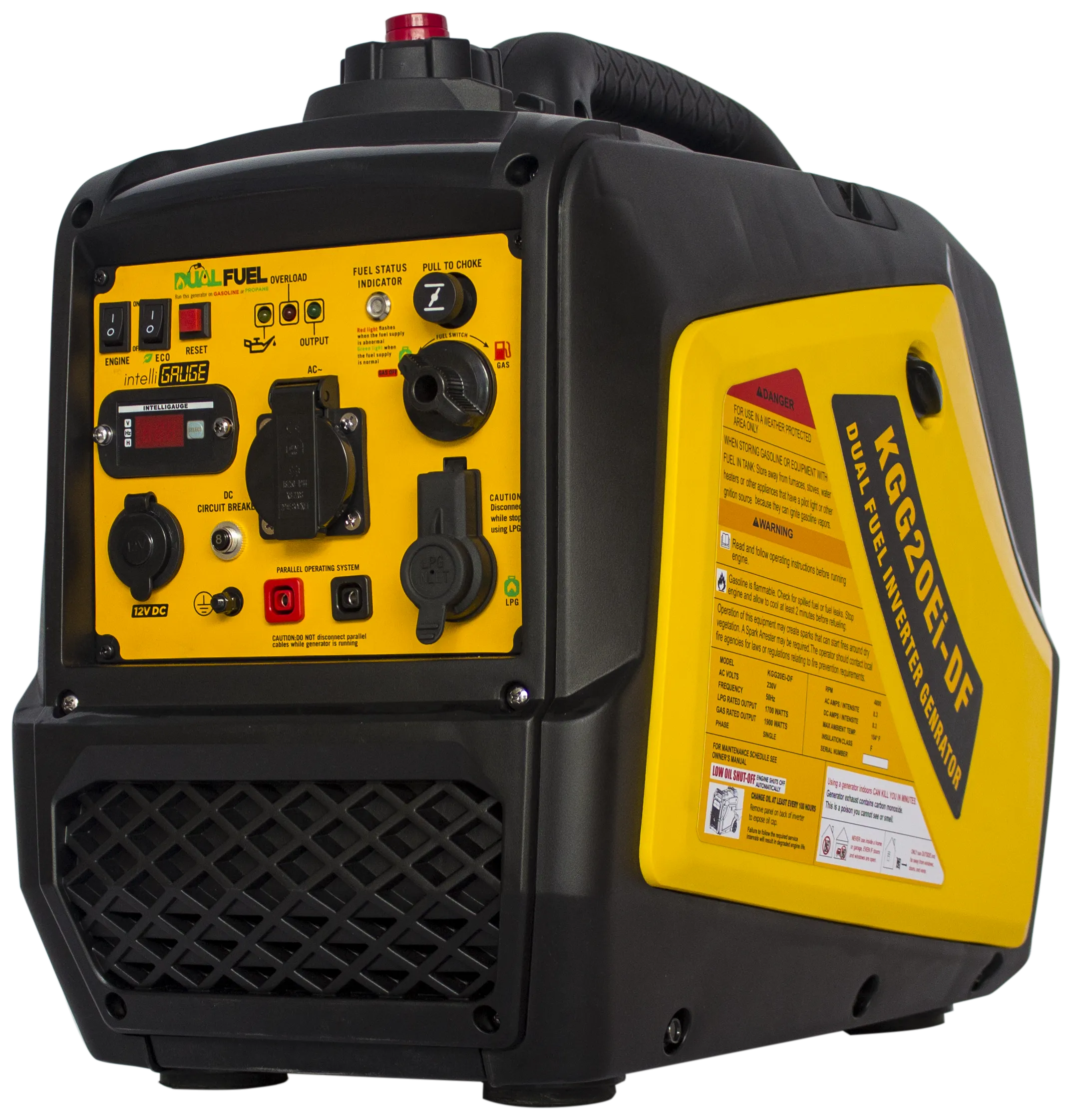 ITC generator KGG20Ei-DF benzin/gas 230V 2,3kW