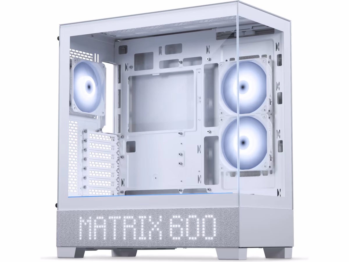 Phanteks XT View Matrix - Kabinett - Miditower - Hvit