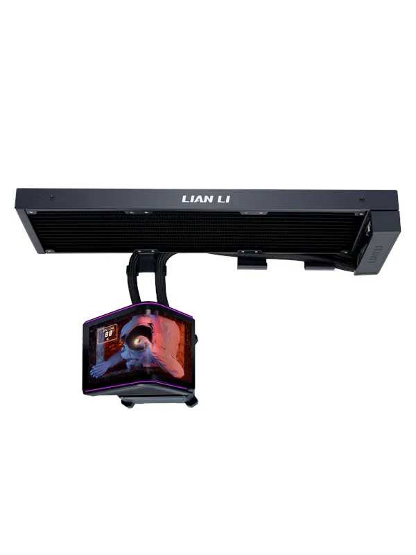 Lian Li HydroShift II OLED Curved 360 FANLESS - CPU Vannkjøling