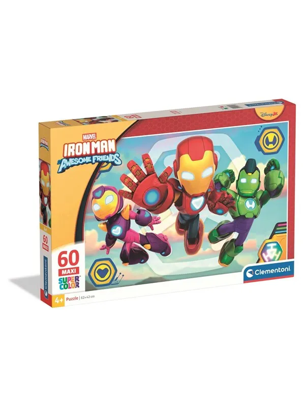 Clementoni Puzzle Maxi Ironman Ahaf 60 pieces Gulv