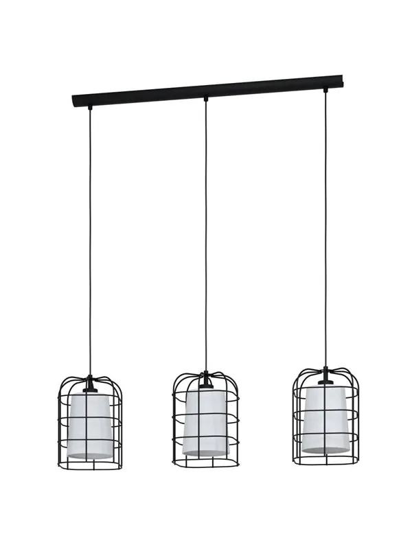 EGLO BITTAMS LANGBORD 3XE27 SVART