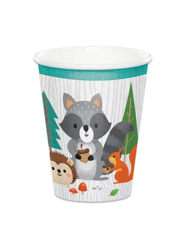 Haza Witbaard - Wild Ones Cups Forest Animals 8 pcs.