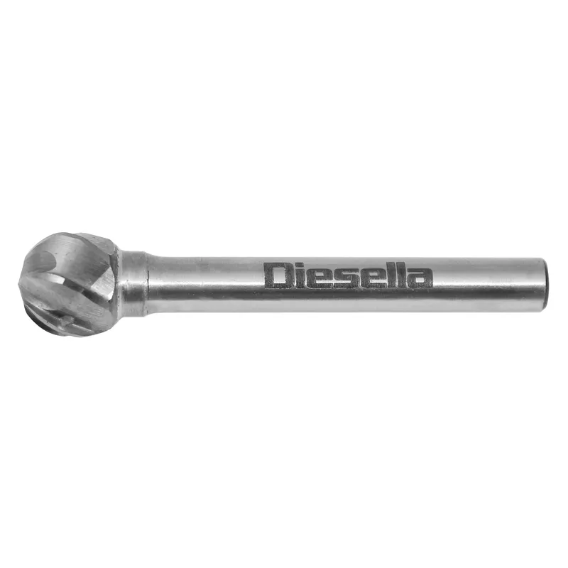 Fresstift HM Ø8x7 mm form D (Alu. Cut) med Ø6 mm skaft