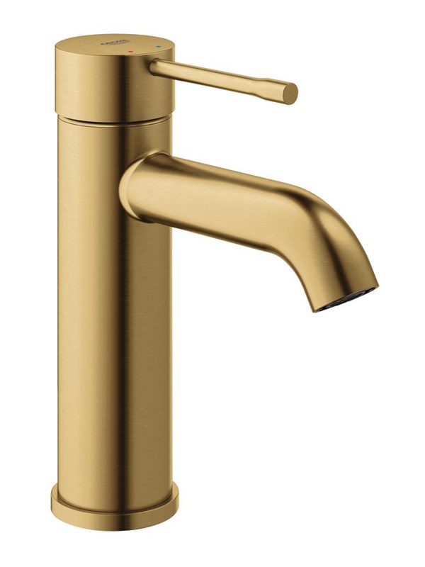 Grohe Essence, Ettgrepsbatteri til servant, S-Size, Børstet Cool Sunrise