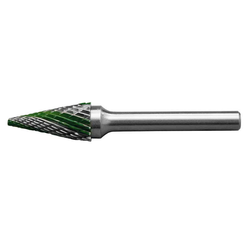 Fresespiss HM Ø10x20 mm form M (Speedcut) med Ø6 mm skaft