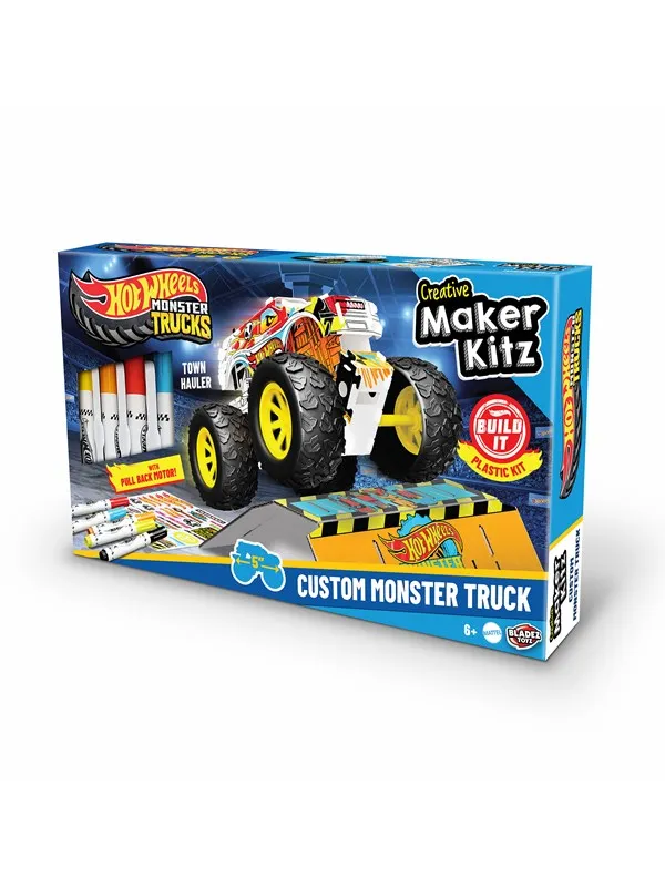 Hot Wheels Creative Maker Kitz Monster Trucks