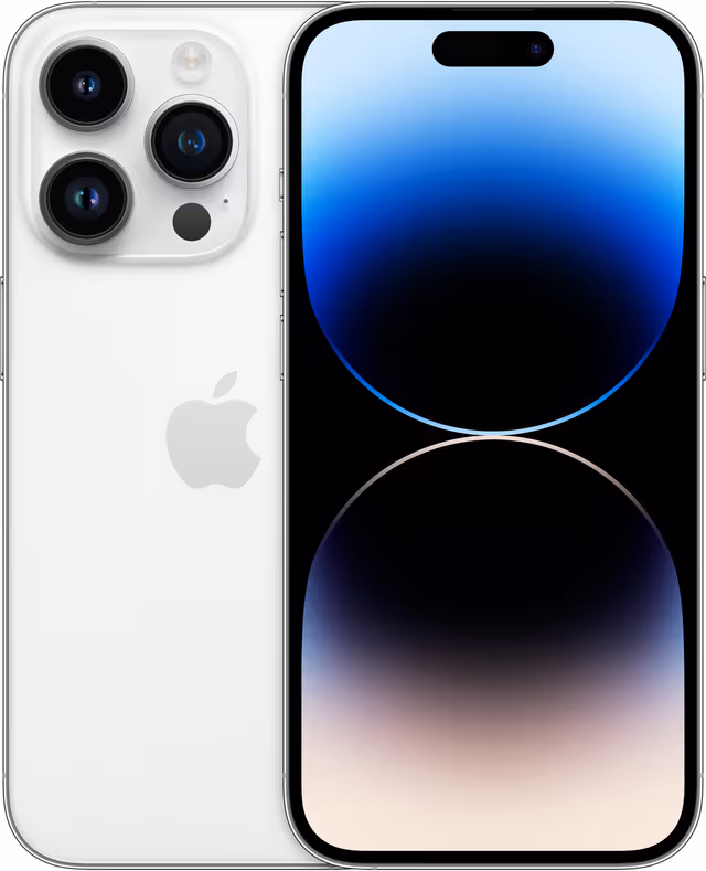 iPhone 14 Pro – 5G smarttelefon 128GB Sølvfinish