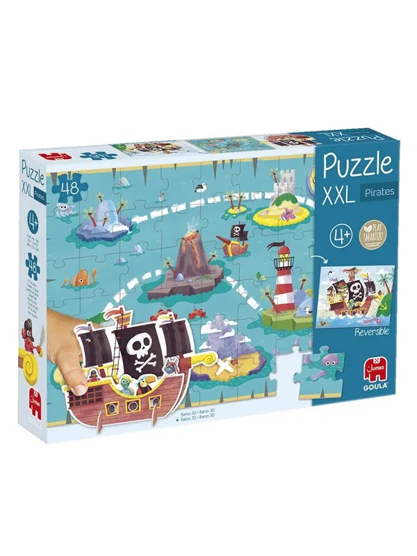 Jumbo Goula Puzzle XXL Pirates 48 ââpcs. Gulv