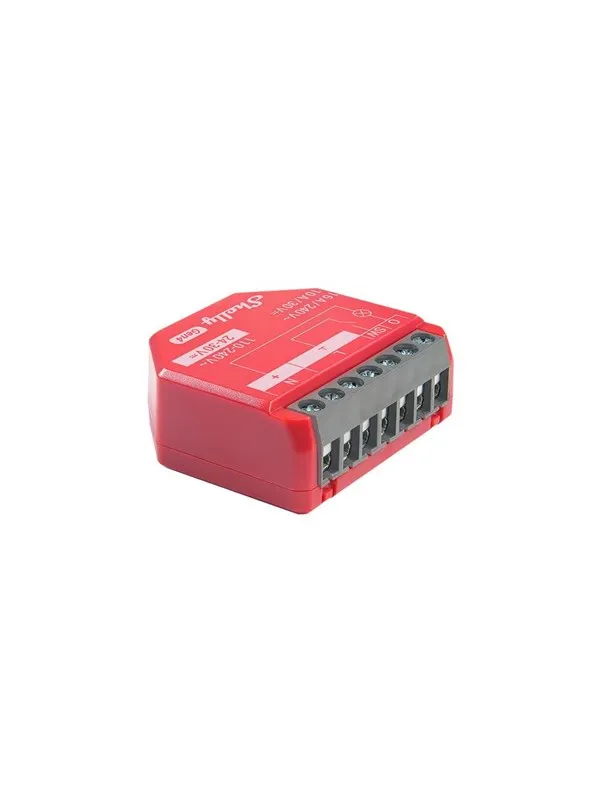 Shelly 1PM Gen4 - WiFi & Zigbee relé med effektmåling (24VDC/230VAC)