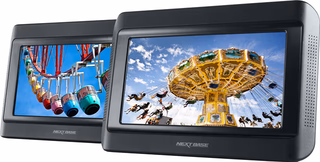 Nextbase Click 9 Lite Duo Deluxe - 9" bærbar DVD-spiller (2-pakning)