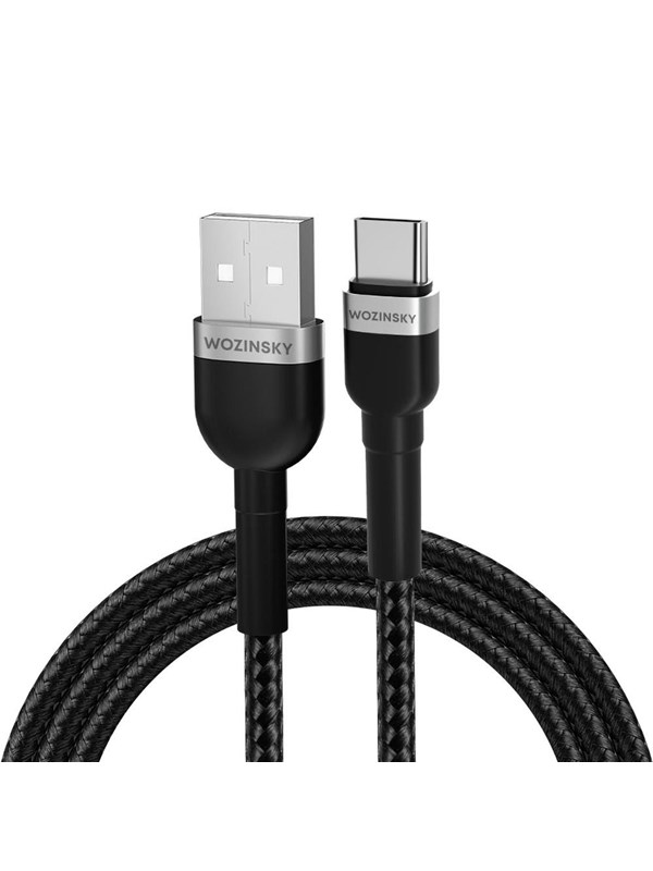 Wozinsky WNBAC2 USB-A / USB-C 2.4A 2m Cable - Black