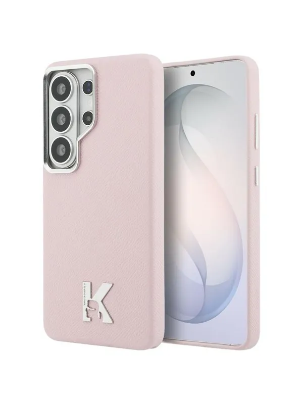 Karl Lagerfeld K Metal Logo MagSafe Case for Samsung Galaxy S26 Ultra - Pink