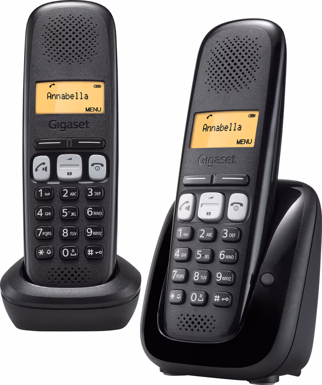 Gigaset A350 duo trådløs telefon (sort)