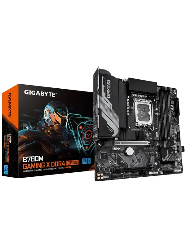 GIGABYTE B760M Gaming X DDR4 GEN5 Hovedkort - Intel B760 - Intel LGA1700 socket - DDR4 RAM - Micro-ATX