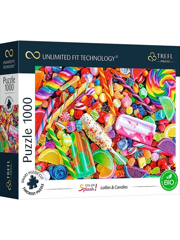 Trefl Puzzle - Unlimited Fit - Lollies & Candies (1000 pieces) Gulv