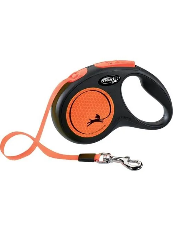 Flexi New Neon S Tape 5 m (black/neon orange)