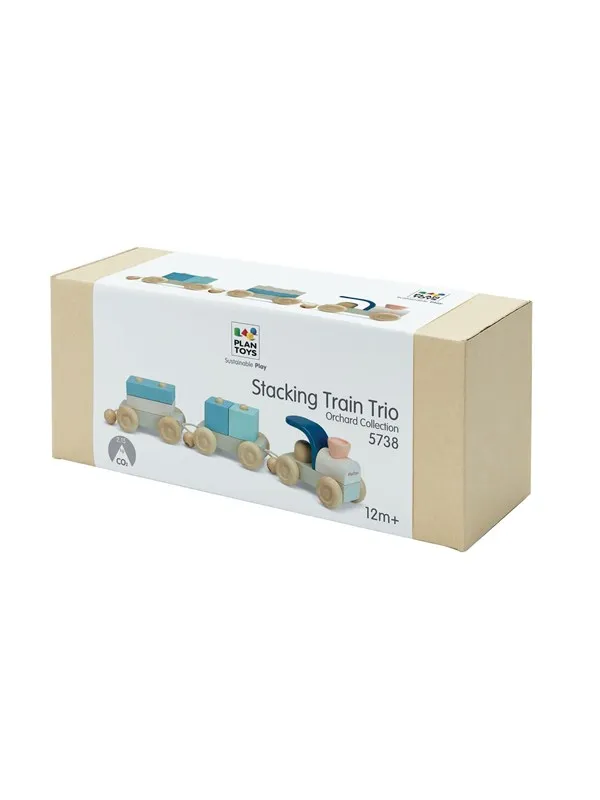 PLANTOYS Stacking Train Trio