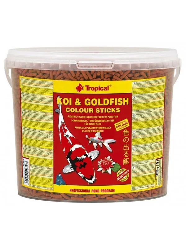 Tropical Koi & Guldfisk Farvesticks 11 L. / 900 g. Spand