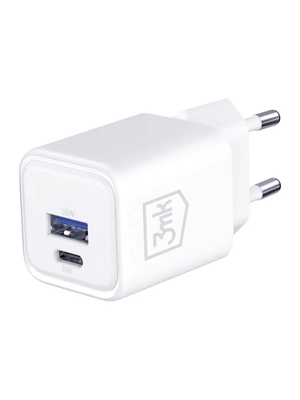3mk Hyper power adapter - GaN - USB USB-C - 33 watt