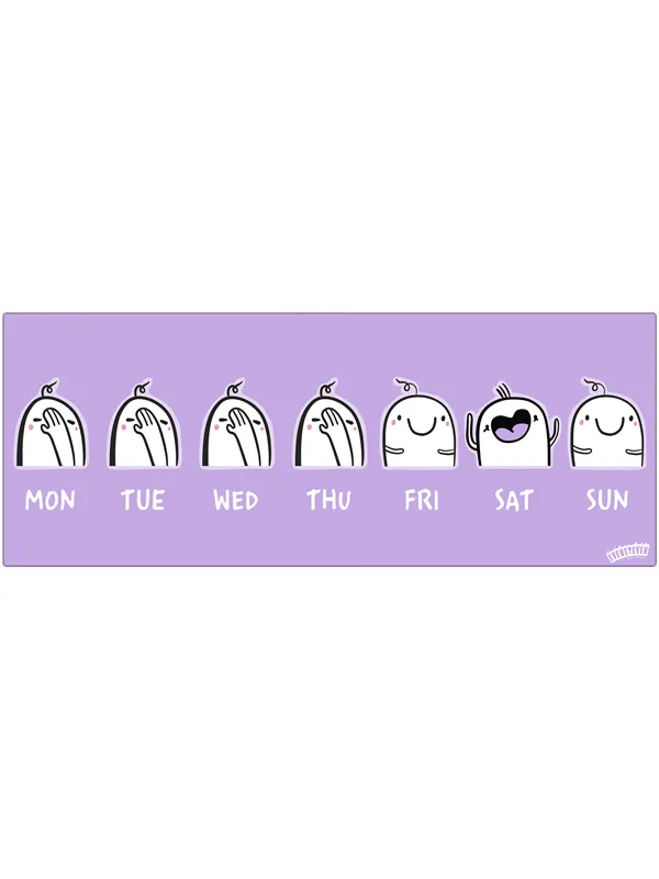 Evensteven DESKMAT WEEKDAYS