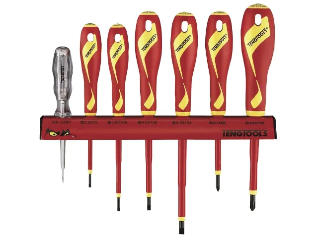 Skrutrekkersett 1000 volt Teng Tools WRMDV07N