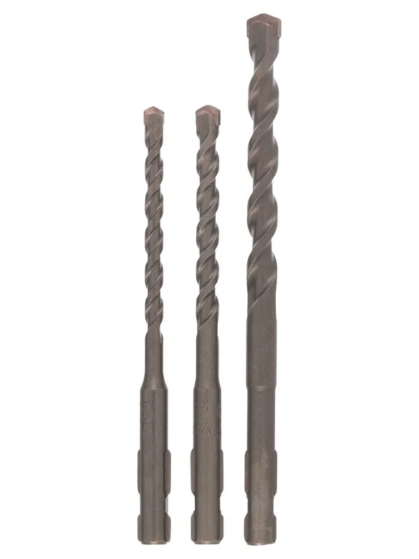 Bosch 3-delers betongbor-sett SDS quick 5,0x100; 6,0x100; 8,0x120