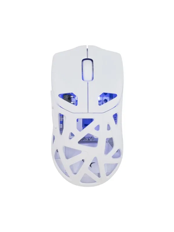 White Shark DAGONET Wireless (White) - Gaming mus - Optisk - 6 - Hvit