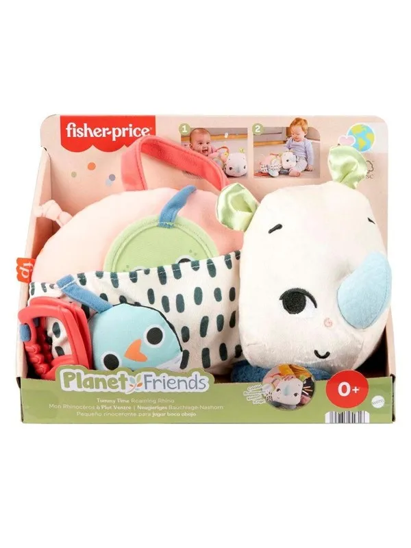 Fisher Price Planet Friends Tummy Time Rhino