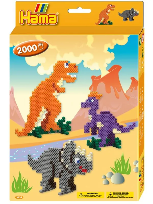 Hama Beads Set - Dino World 2000 pcs
