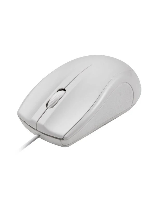 Deltaco MS-711-W - mouse - USB - white - Mus - Optisk - 3 knapper - Hvit