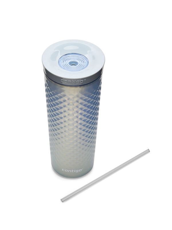 Contigo Autoclose Tumbler Text Trit - 590ml Macaroon