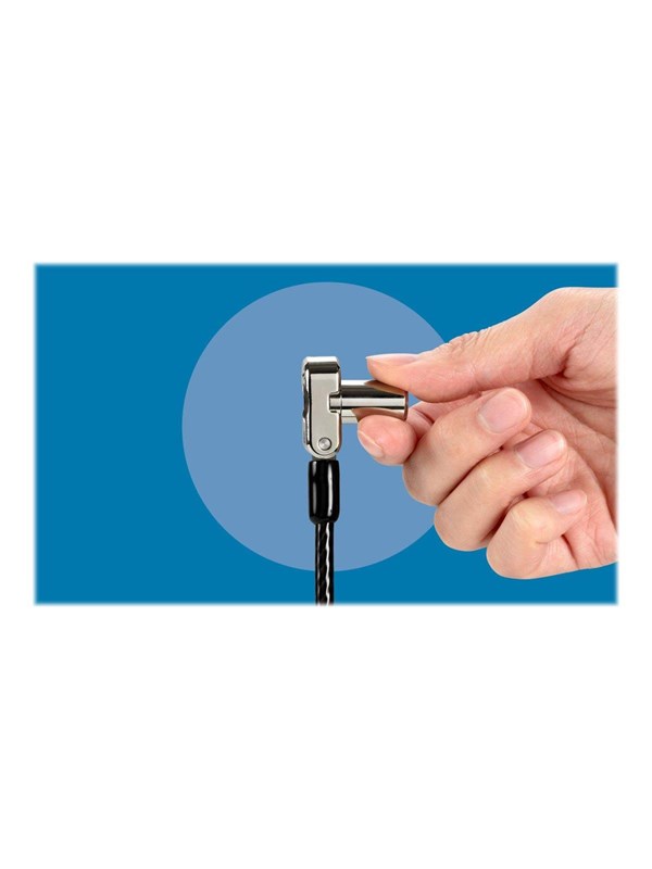 Kensington Universal 3-in-1 Keyed Cable Lock with Twin Lockheads