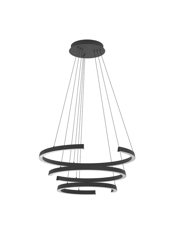 EGLO Stars of Light LABONETE pendant Ø800 mm, 3L, black