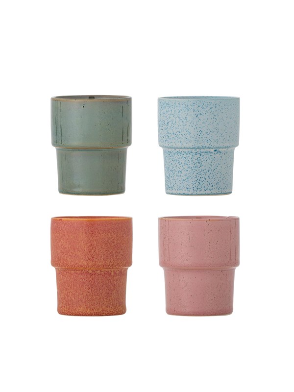 Bloomingville - Ewan Cup (Set of 4) - Stoneware