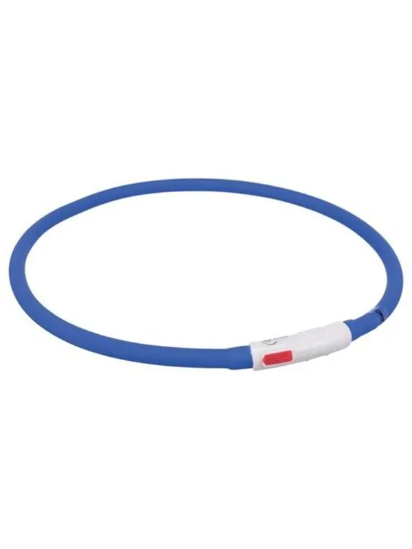 Trixie USB Flash Light Ring XS-XL: 70 cm/ø 10 mm. Royal Blue