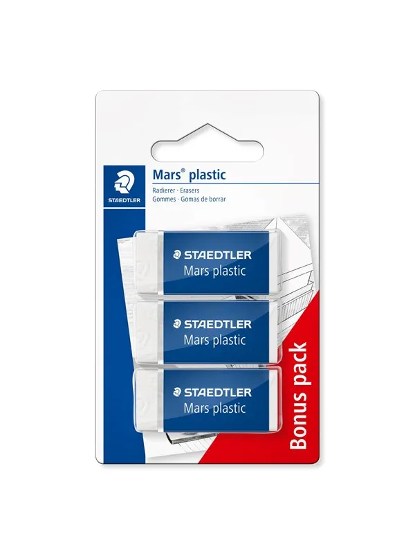 Staedtler erasers Mars plastic blister
