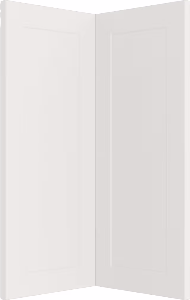 Epoq Canvas Classic White hjørnedørfront gulv