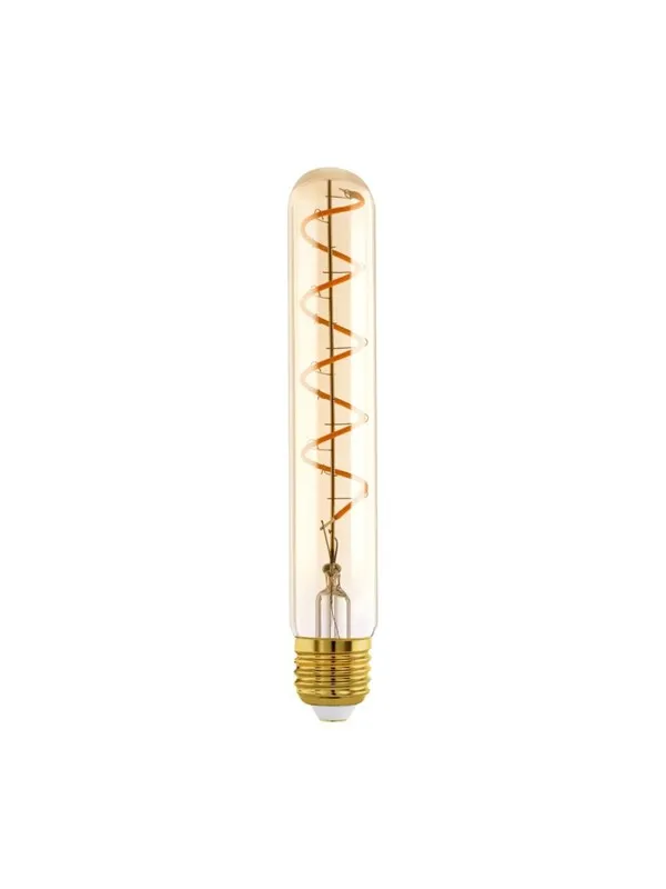 EGLO LED-lyspære T30 Spiral 4W/816 180 lumen amber dimmable E27