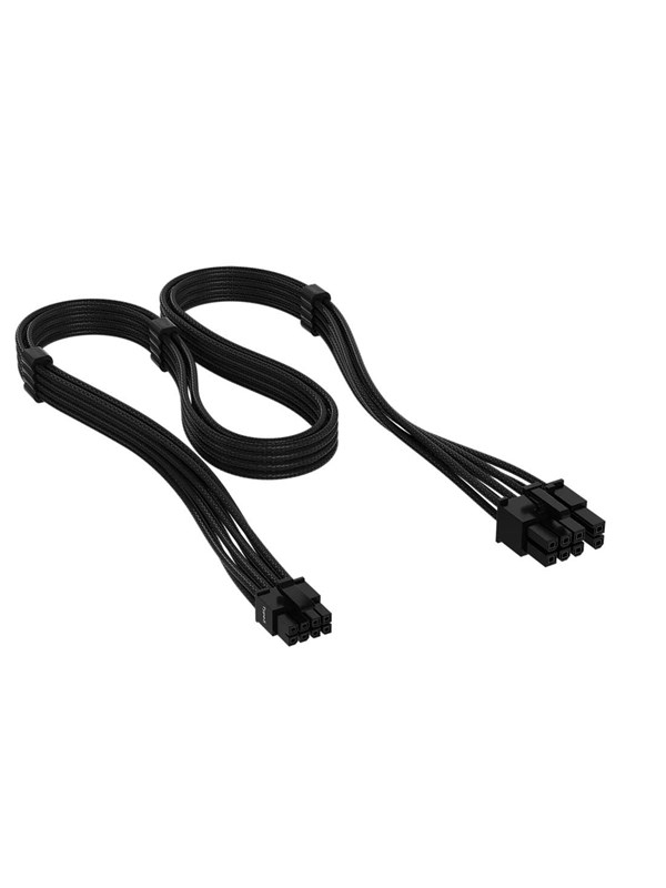 Corsair Elite Premium Individually Sleeved PCIe Cable 8-pin (6+2 Split) Cable Type 5 - Svart