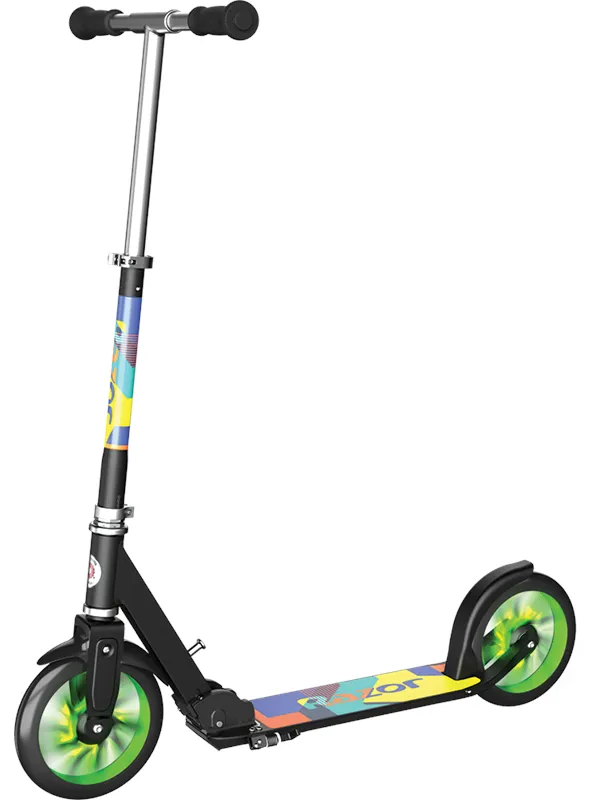 Razor A5 Lux Light Up - Green