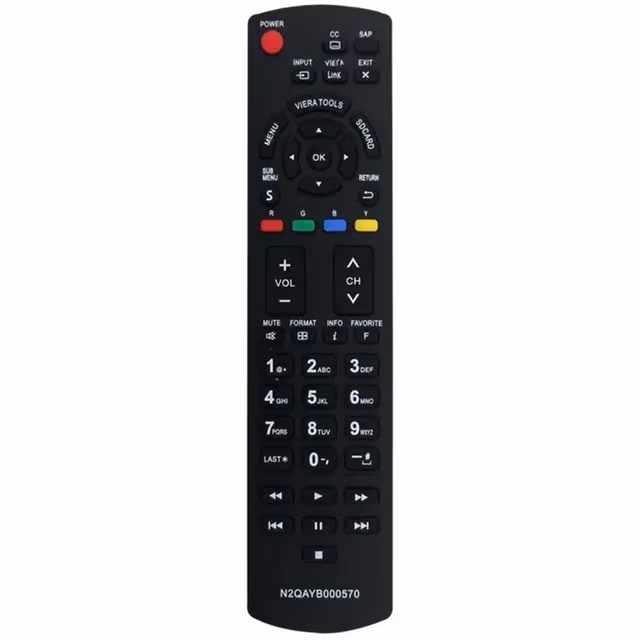 Fjernkontrollerstatning for N2QAYB000570 For Panasonic TV