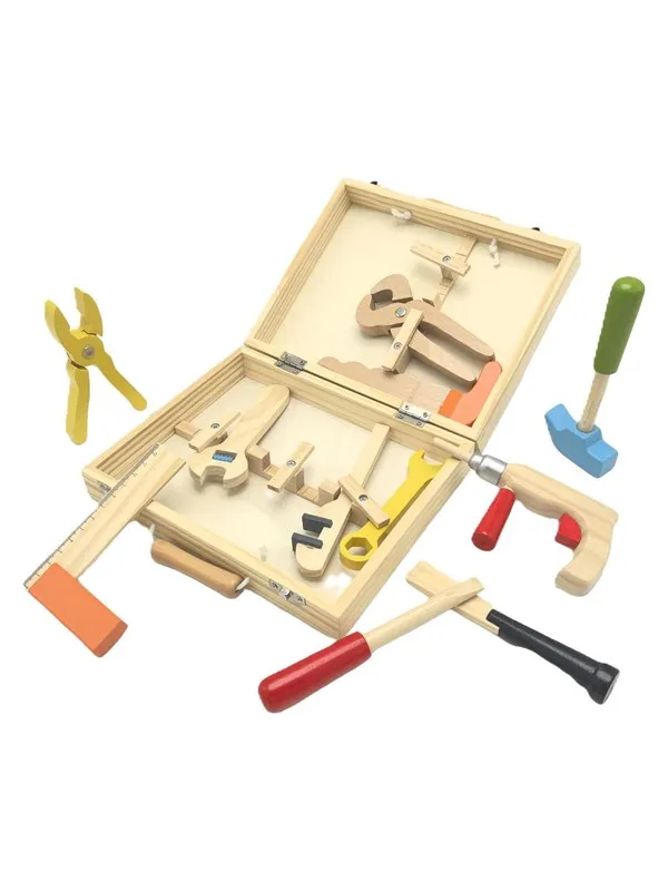 Playwood Wooden Tool Box - 12-piece